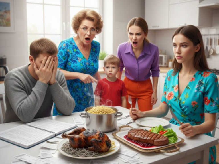 «Я тебя содержу!» — заявил муж и потребовал раздельный бюджет. Но но семейный обед превратился для него в публичный провал