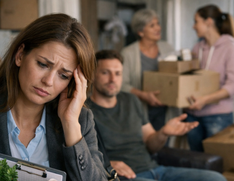 Меня повысили, а муж лишь пожал плечами: «Мне плевать. Мама с сестрой переезжают к нам — помогай им с переездом и ухаживай»