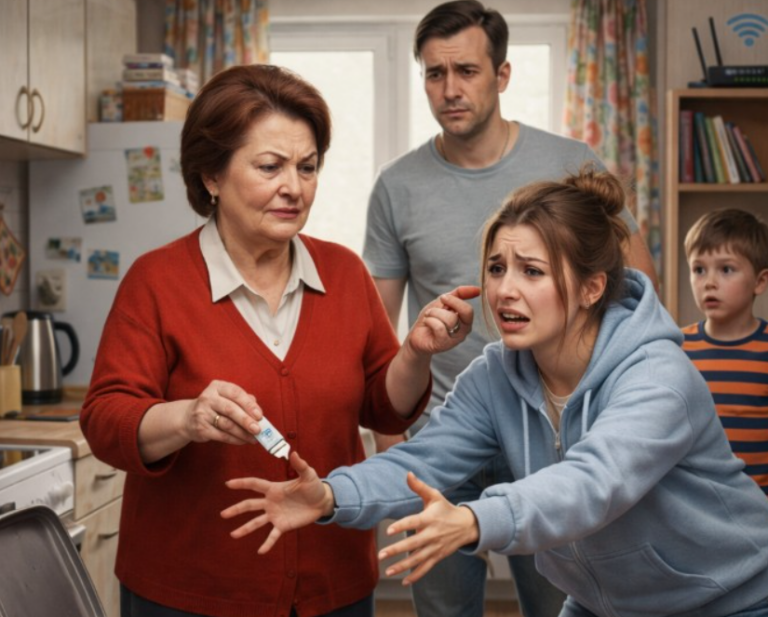 Свекровь стёрла мой проект с помощью внука. Но она не учла, что мигающий роутер уже фиксирует её намерения