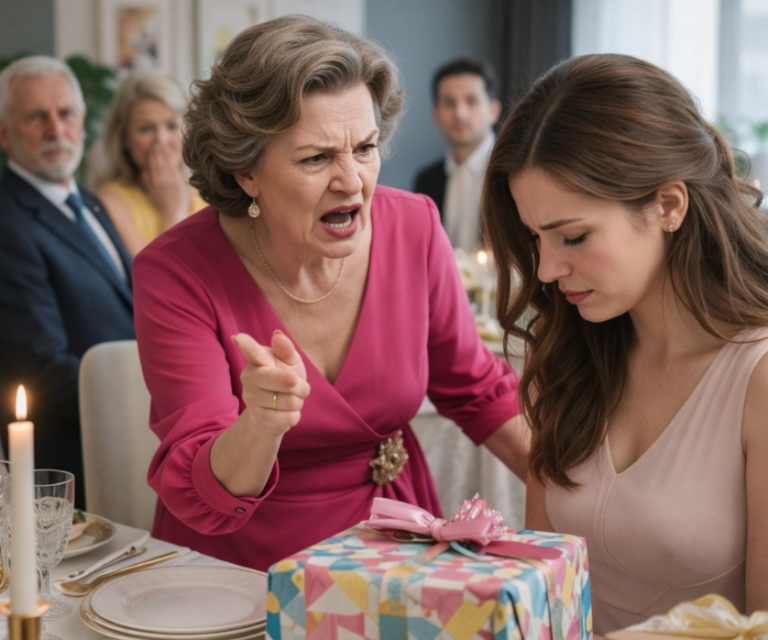 Свекровь унизила меня за мой подарок перед гостями. Она не знала, что это не всё, что я собиралась подарить