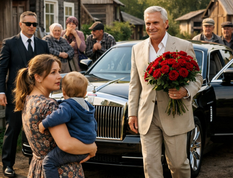 Соседи в деревне посмеивались над Таней, когда её бросил жених с ребенком на руках. Но когда увидели кто к ней приехал, притихли