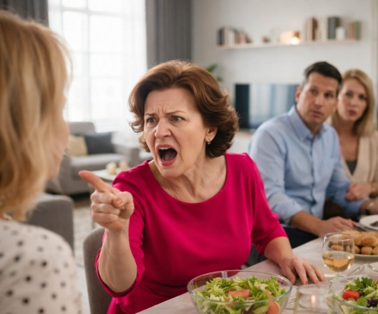 Не смогла больше терпеть и высказала всё в лицо прямо перед гостями