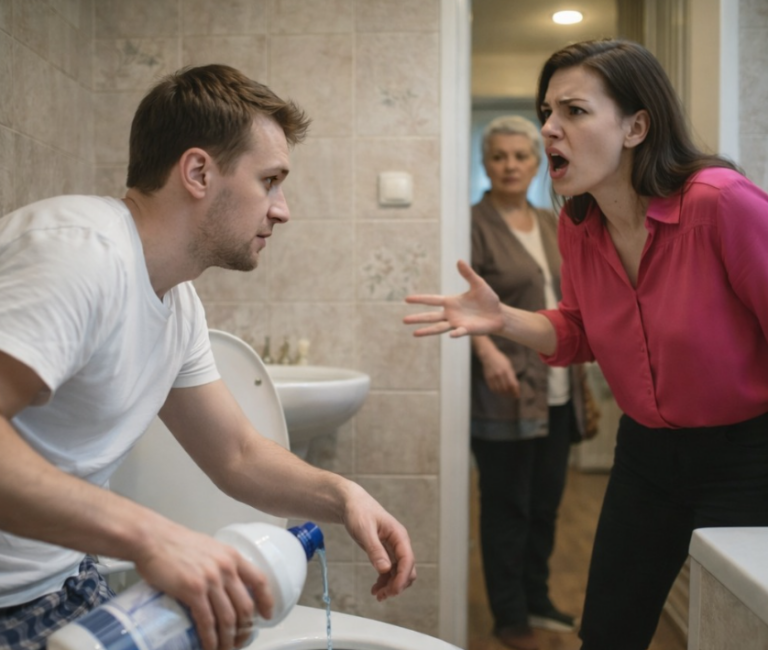 — Твоя мама мне никто, и убираться я у неё не буду! Если хочешь, сам приезжай и драй её туалет!