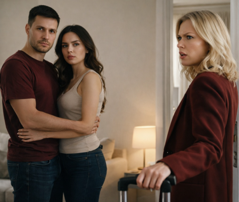 — Милый, кстати, твоя жена вернулась. Ты ей сказал, что теперь здесь живу я?