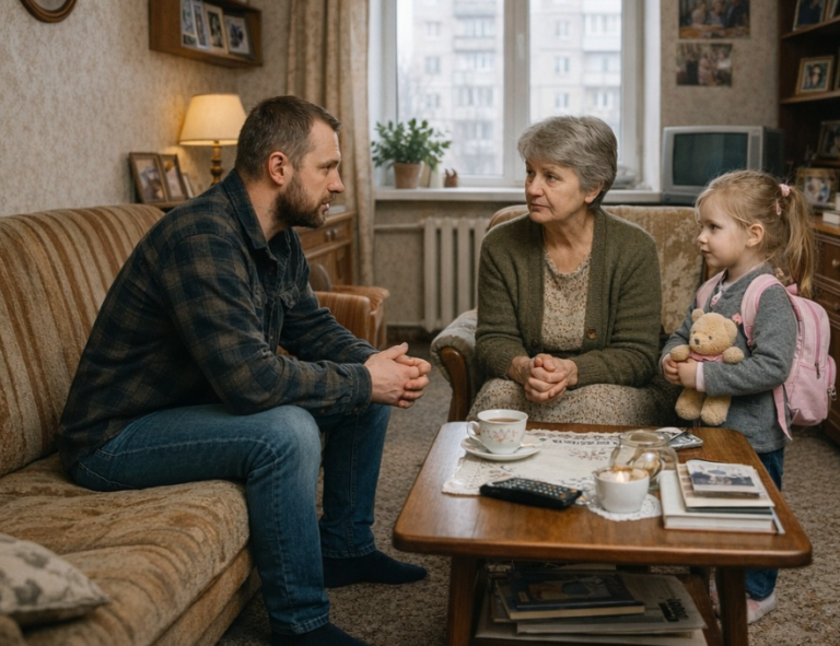 — Мам, можно Анечка поживёт у тебя недельку?