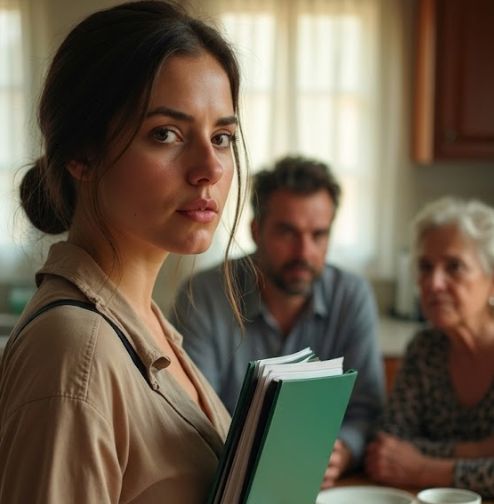 — Заткнитесь немедленно! Собственник здесь Я, а не твоя святая мамаша! — Алиса с такой силой швырнула документы на стол, что чашки упали.