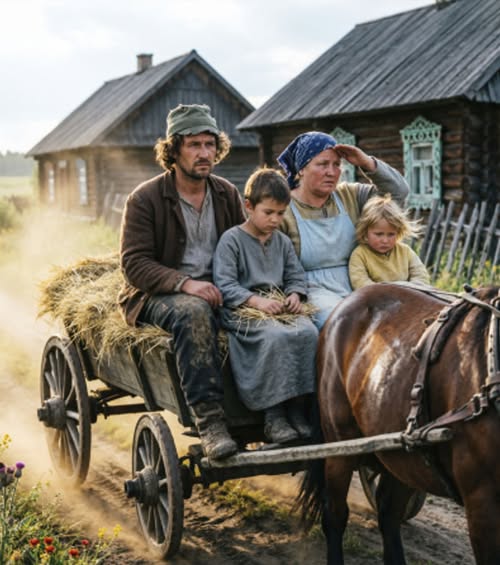 Весна 1893 года. Он устал от жены, которая целый день могла смотреть на облака, пока соседки сплетничали о её «улиточной» медлительности, и потому повёз её в отчий дом разводиться, но суровый тесть оставил дочь, а внуков вернул обратно с наказом, перевернувшим жизнь крепкого мужика навсегда
