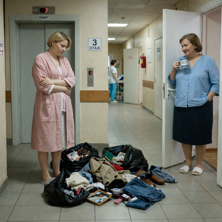 Свекровь вышвырнула мои вещи, заселяя фаворитку сына. Она не знала, что квартира оформлена на мою мать