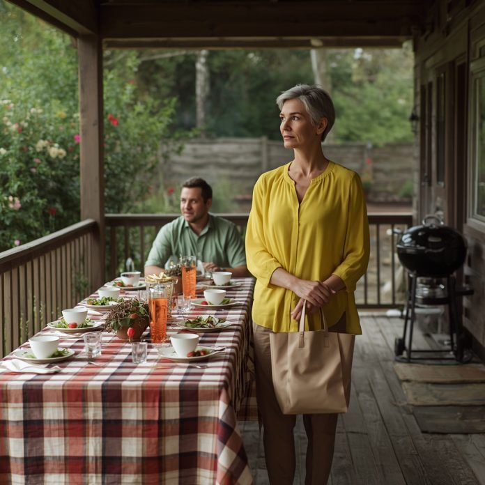 lucid-origin_Image_depicts_an_outdoor_dining_scene_on_a_wooden_porch_with_a_rustic_style._The-0