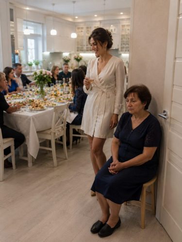 «Сидите тут, бабуля, чтоб под ногами у нас не путаться» – и усадила меня невестка на новоселье на табуретке возле выхода…