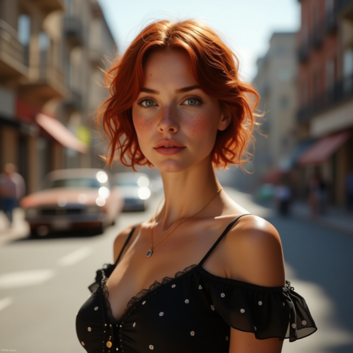 Виталий_Конышев_A_young_woman_with_short_wavy_red_hair_and_freckles_stands_confi_dfed261a-ce80-4d30-802c-2e7d60ef492d