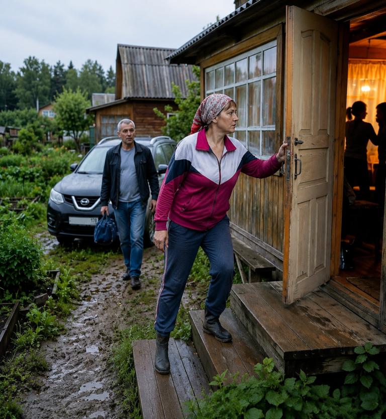 Когда Валя с мужем приехали на дачу, они замерли — в окнах виднелись силуэты людей
