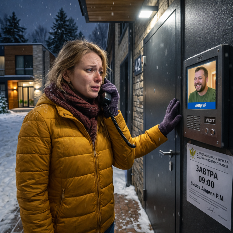 «Катись к папаше!» — усмехнулся муж через домофон. Утром его ждали судебные приставы и сюрприз от тестя